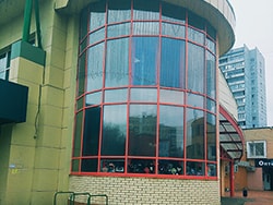Остекление торгового центра в Троицке